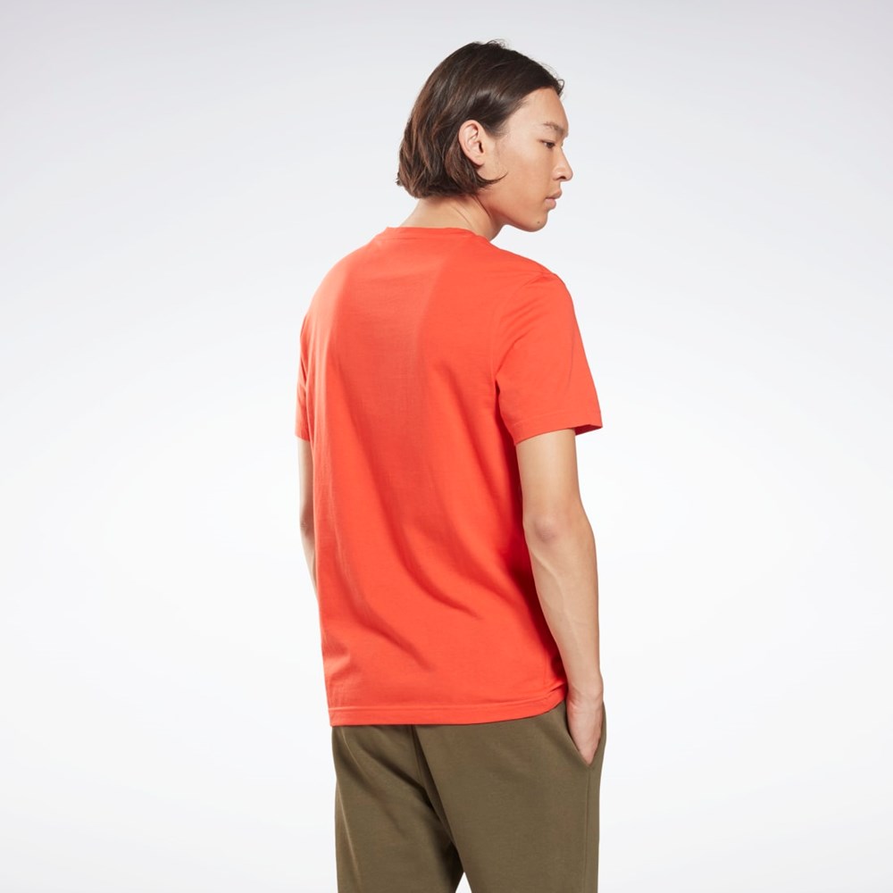 Reebok Reebok Identity Big Logo T-Shirt Rojas | 03CHMYOKR