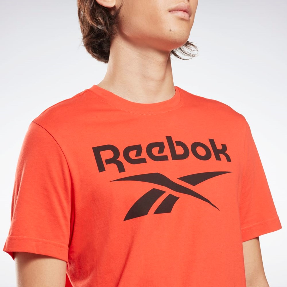 Reebok Reebok Identity Big Logo T-Shirt Rojas | 03CHMYOKR