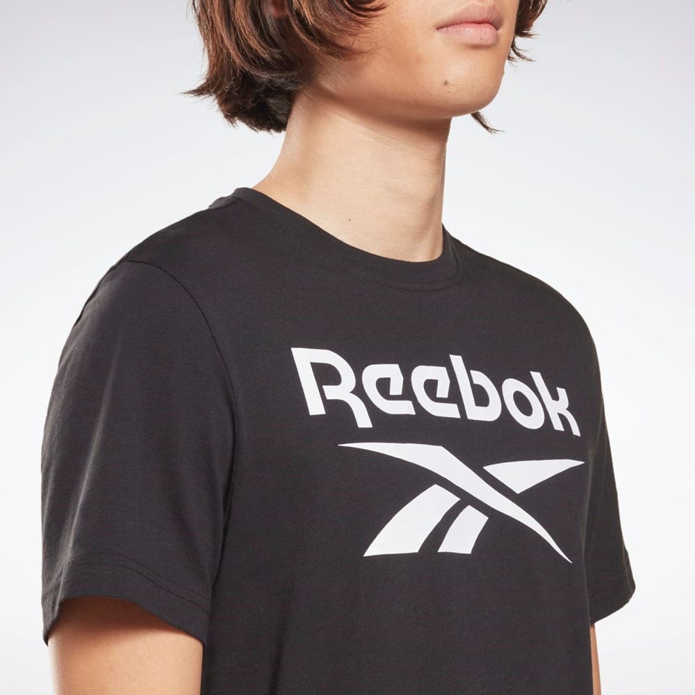 Reebok Reebok Identity Big Logo T-Shirt Negras | 10ABLMPRO