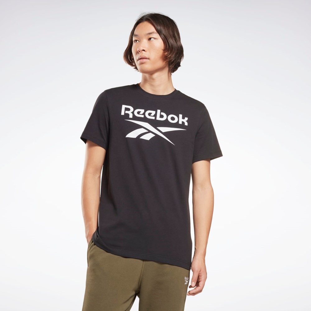 Reebok Reebok Identity Big Logo T-Shirt Negras | 10ABLMPRO