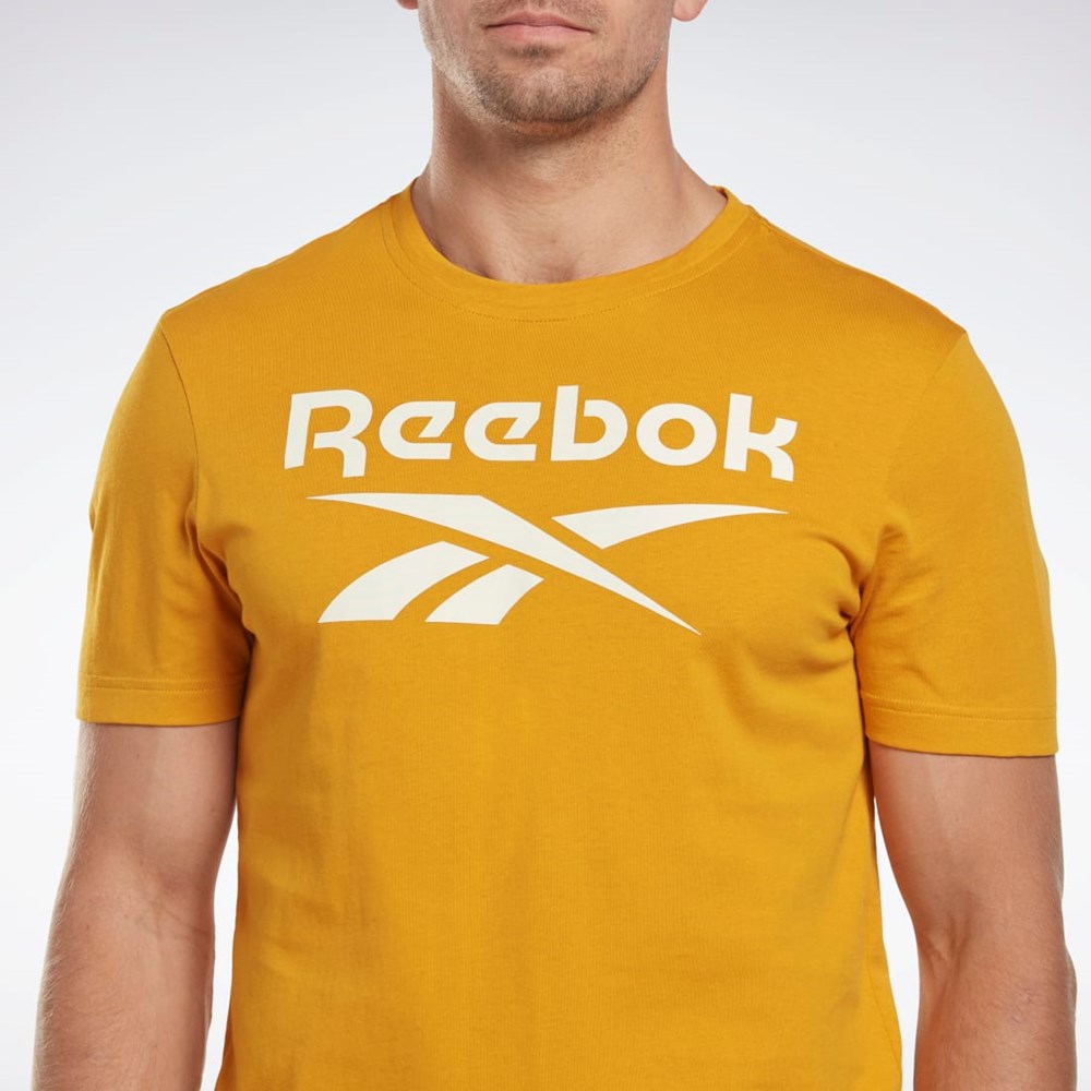 Reebok Reebok Identity Big Logo T-Shirt Bright Ochre | 43SXCOILR