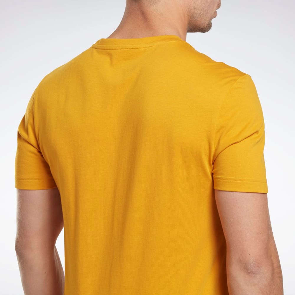 Reebok Reebok Identity Big Logo T-Shirt Bright Ochre | 43SXCOILR