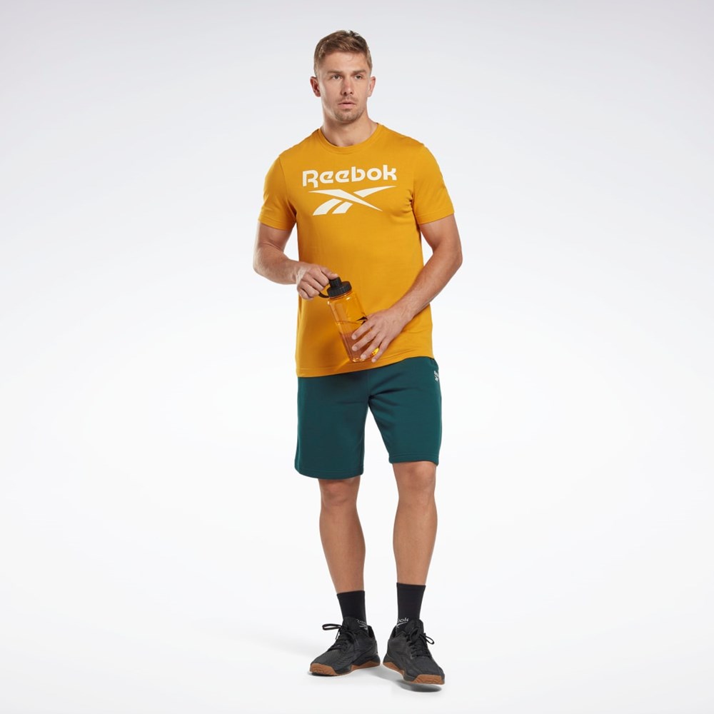 Reebok Reebok Identity Big Logo T-Shirt Bright Ochre | 43SXCOILR
