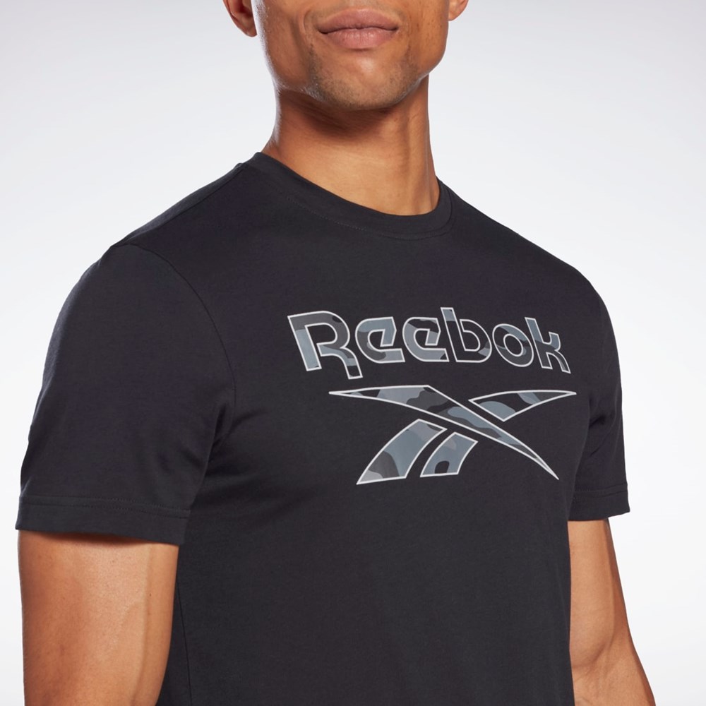Reebok Reebok Identity Big Logo T-Shirt Negras | 69MYCXBIQ