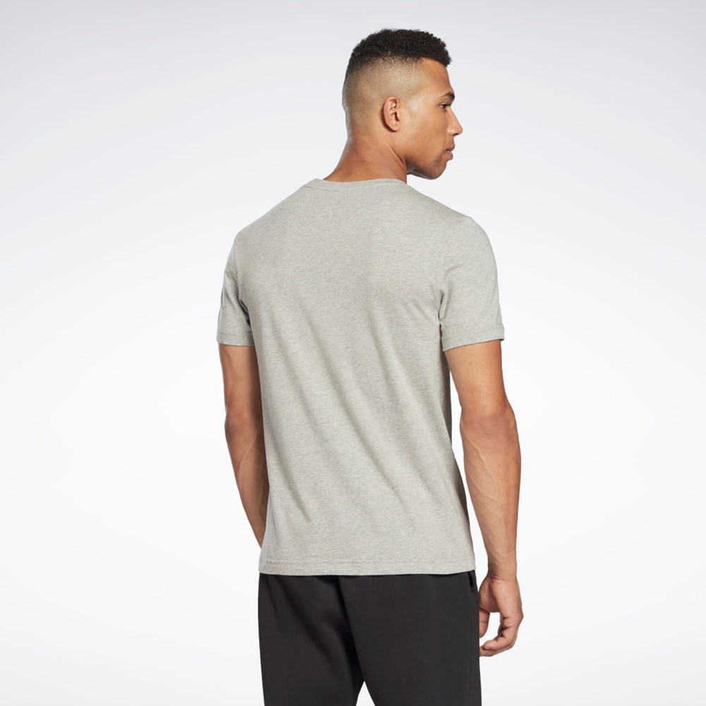 Reebok Reebok Identity Big Logo T-Shirt Gris | 94FOTMXBS