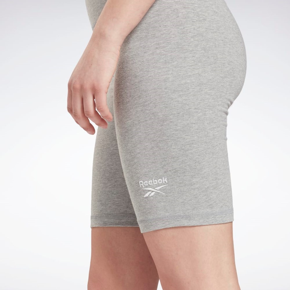 Reebok Reebok Identity Fitted Logo Shorts Gris | 27NAJXHEQ