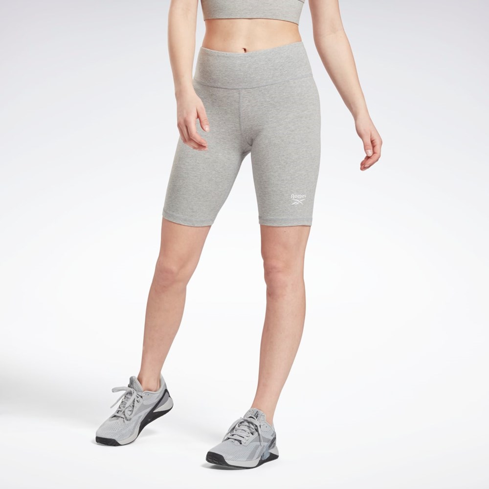Reebok Reebok Identity Fitted Logo Shorts Gris | 27NAJXHEQ