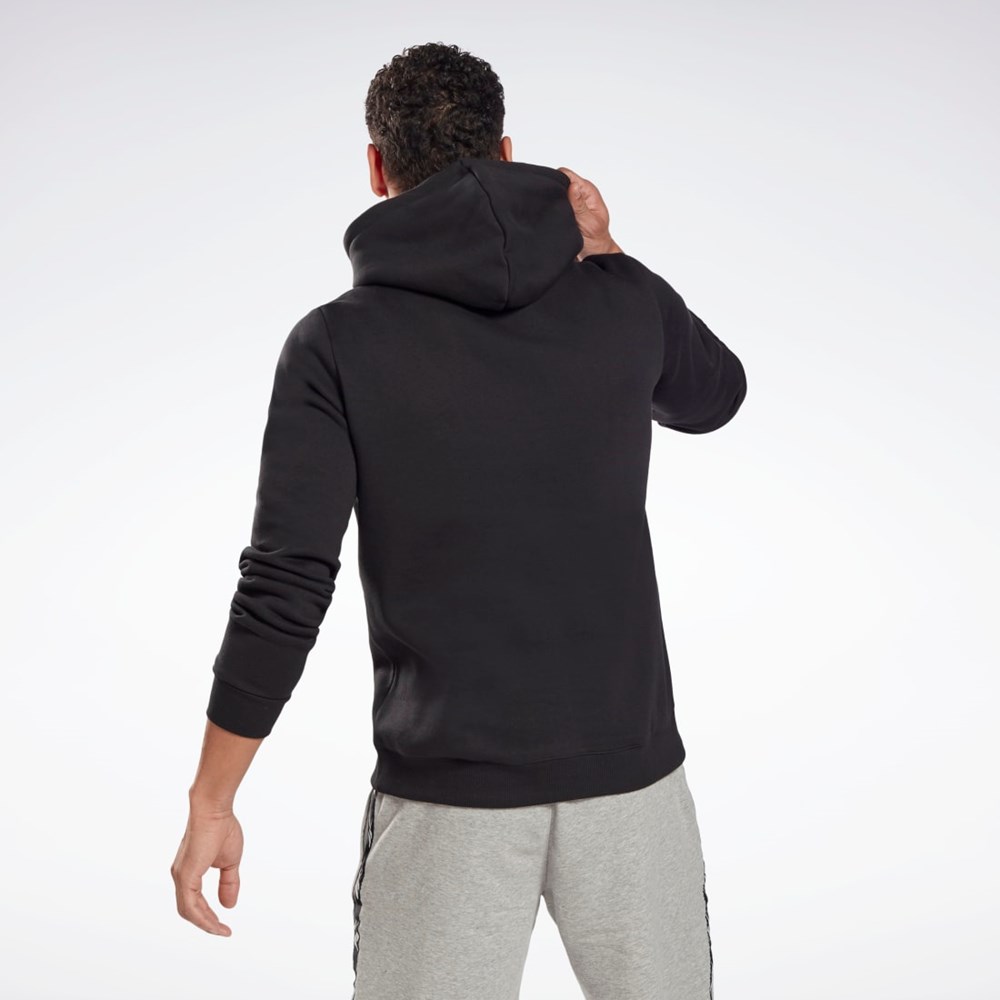 Reebok Reebok Identity Fleece Hoodie Negras Blancas | 25QVOPTKI