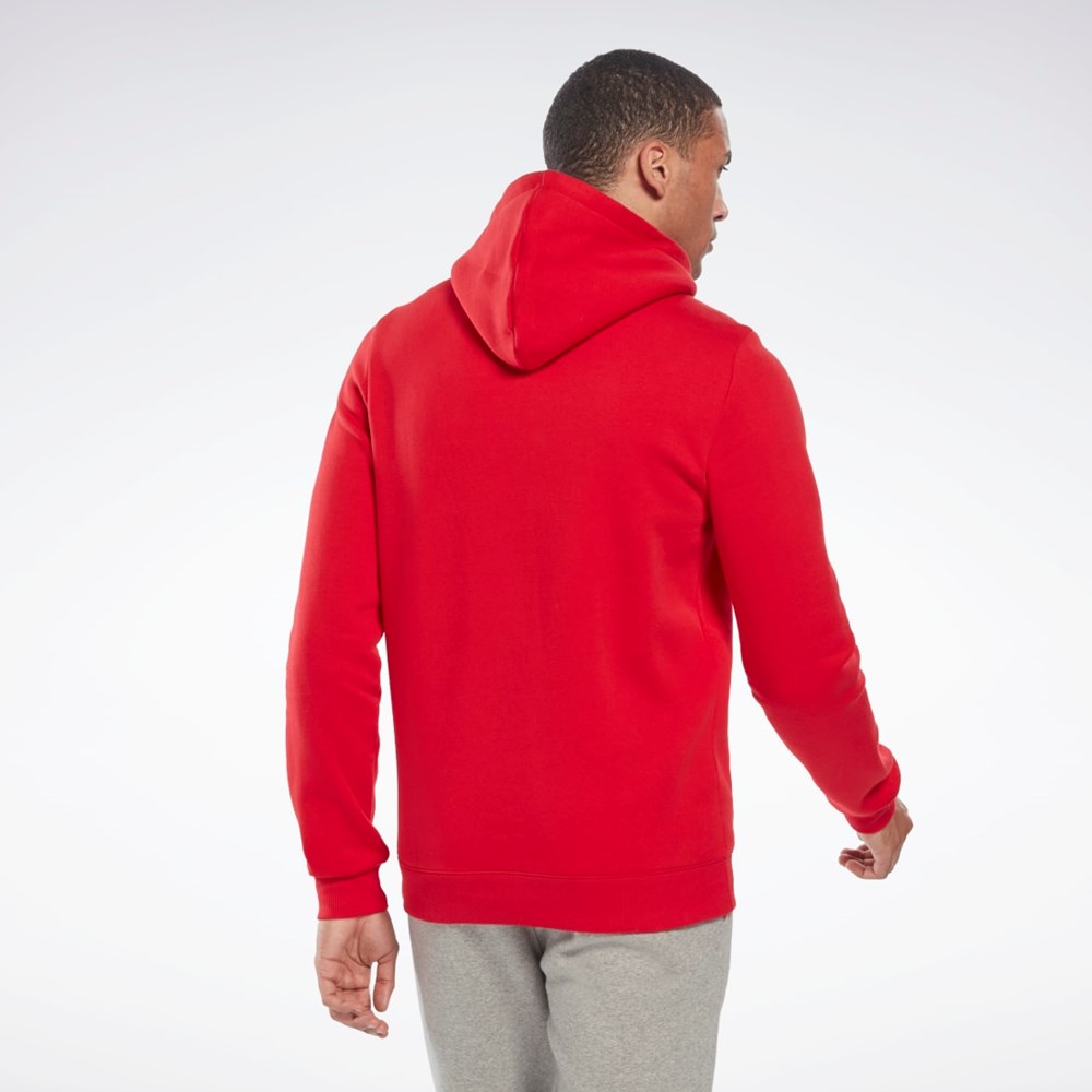 Reebok Reebok Identity Fleece Hoodie Rojas Negras | 14EFYWZXR