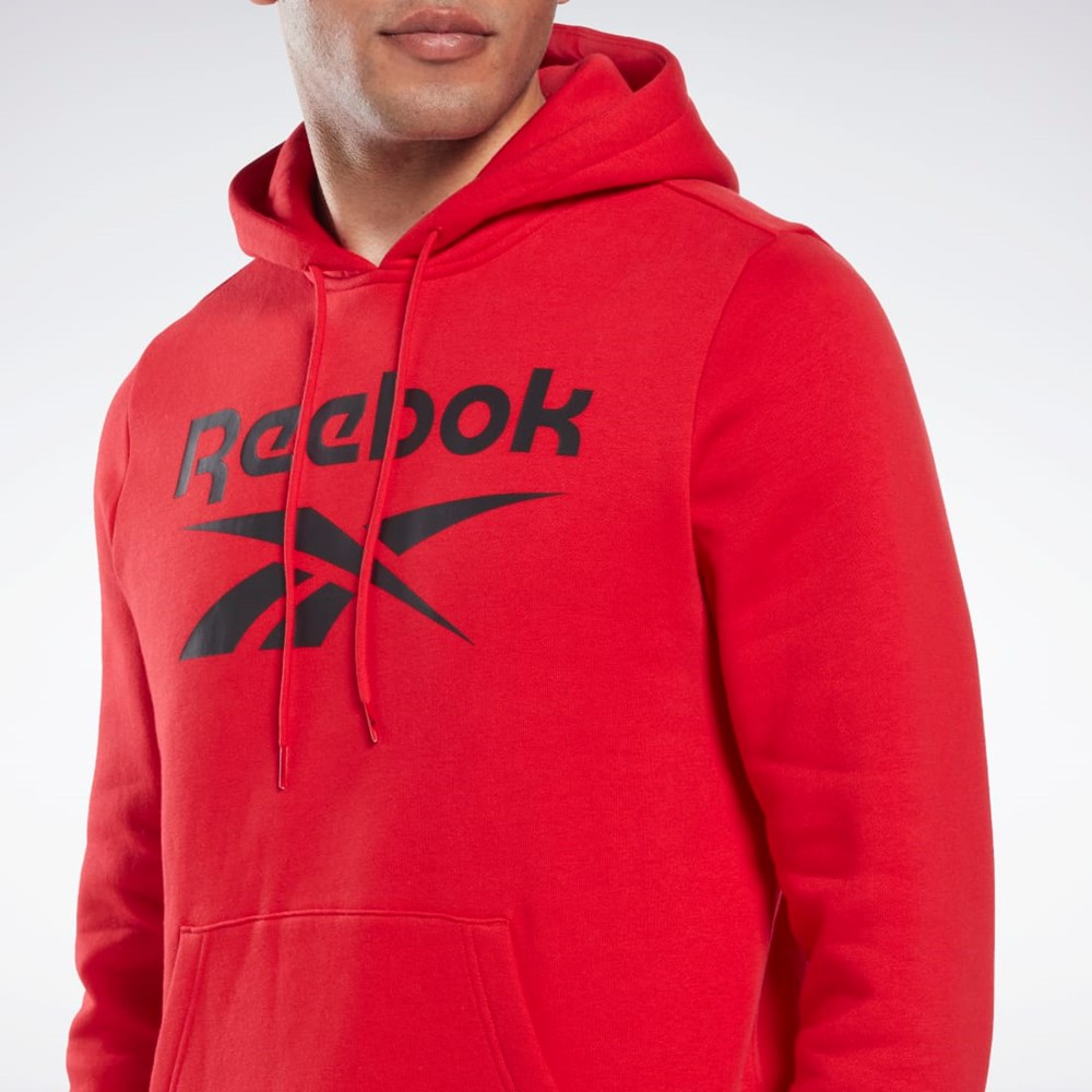 Reebok Reebok Identity Fleece Hoodie Rojas Negras | 14EFYWZXR