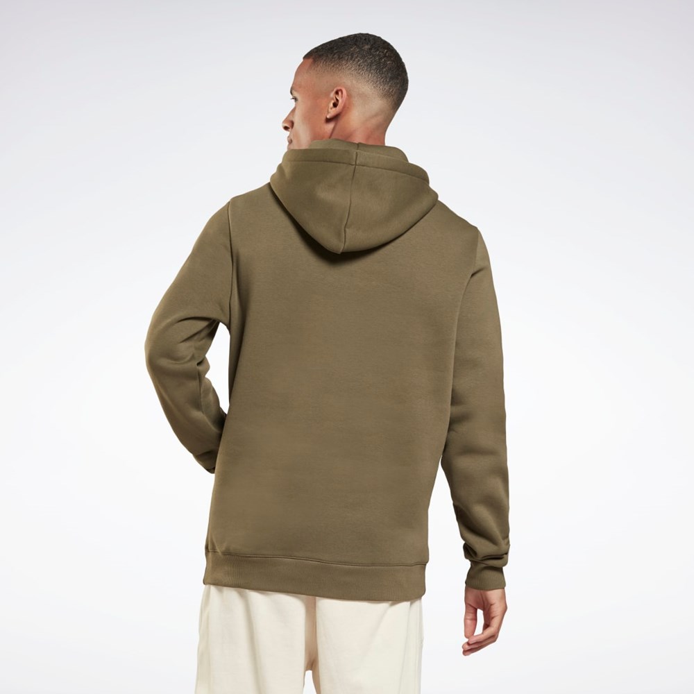 Reebok Reebok Identity Fleece Hoodie Verde | 14XVPQKSA