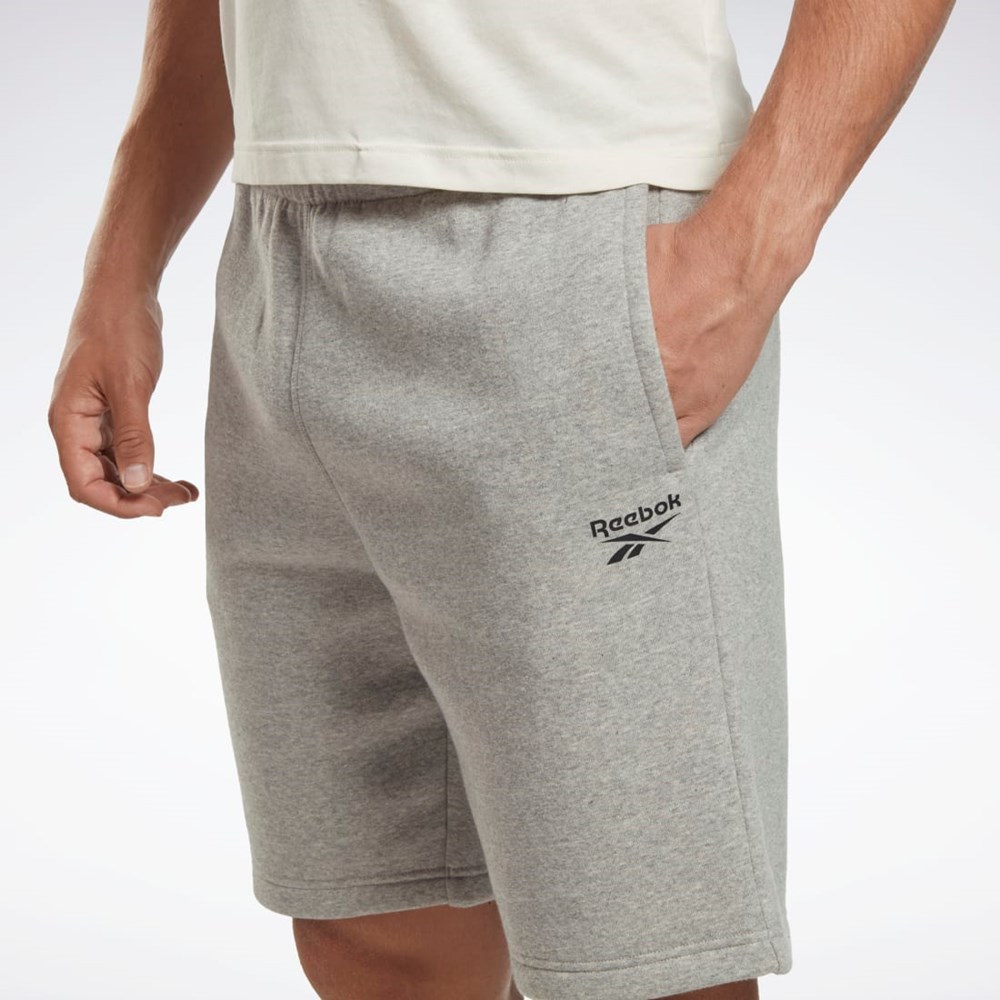 Reebok Reebok Identity Fleece Shorts Gris | 25MBOCTXY
