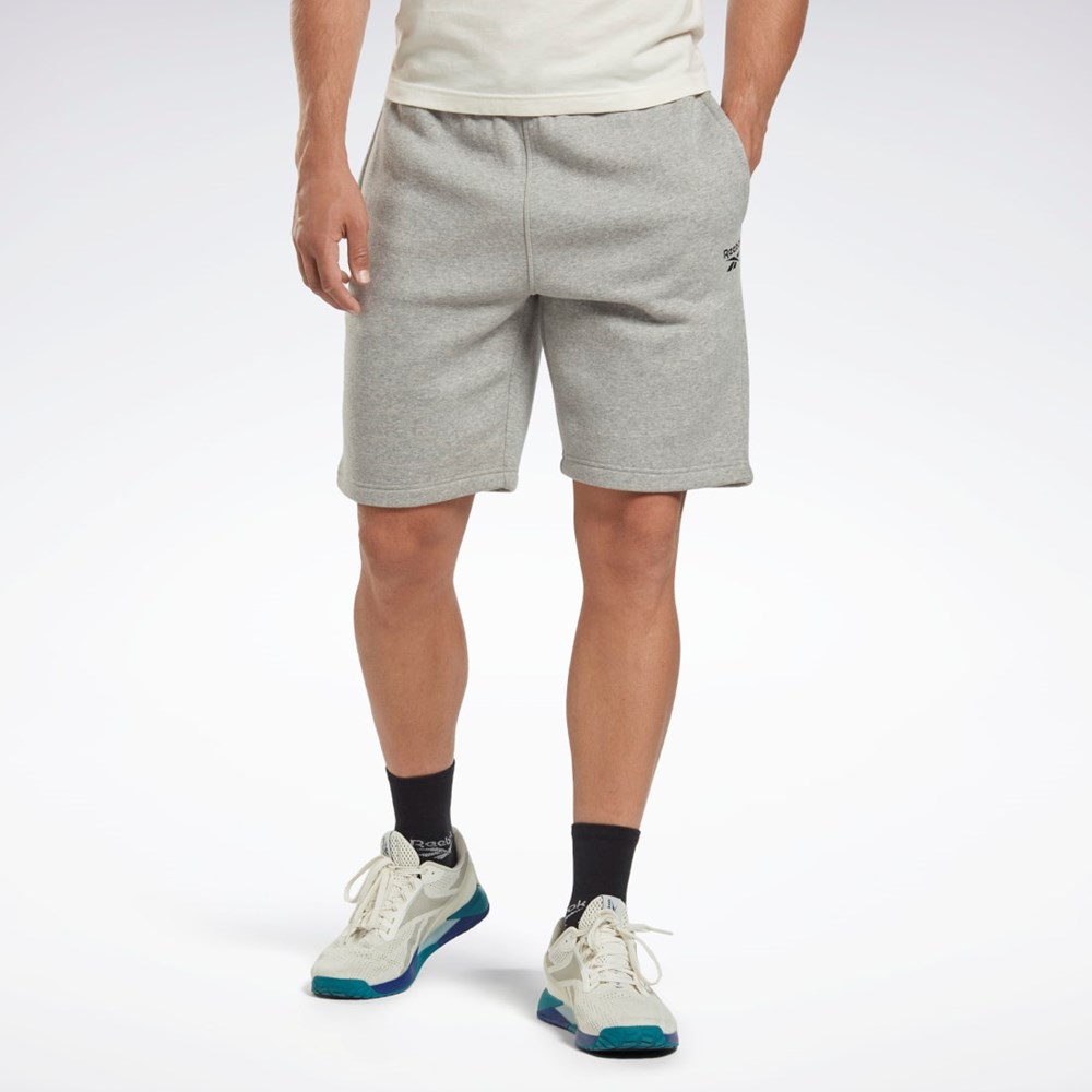 Reebok Reebok Identity Fleece Shorts Gris | 25MBOCTXY