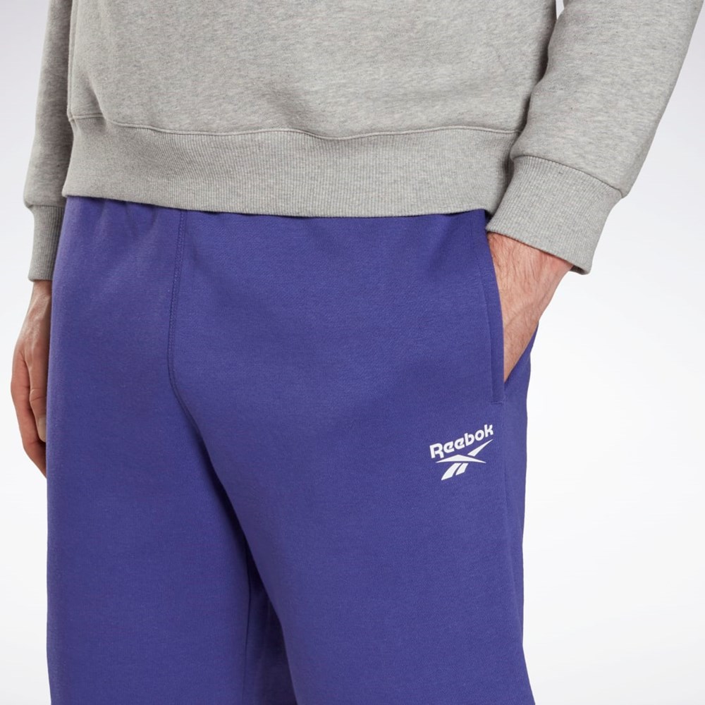 Reebok Reebok Identity Fleece Shorts Moradas | 84WQPLNEK