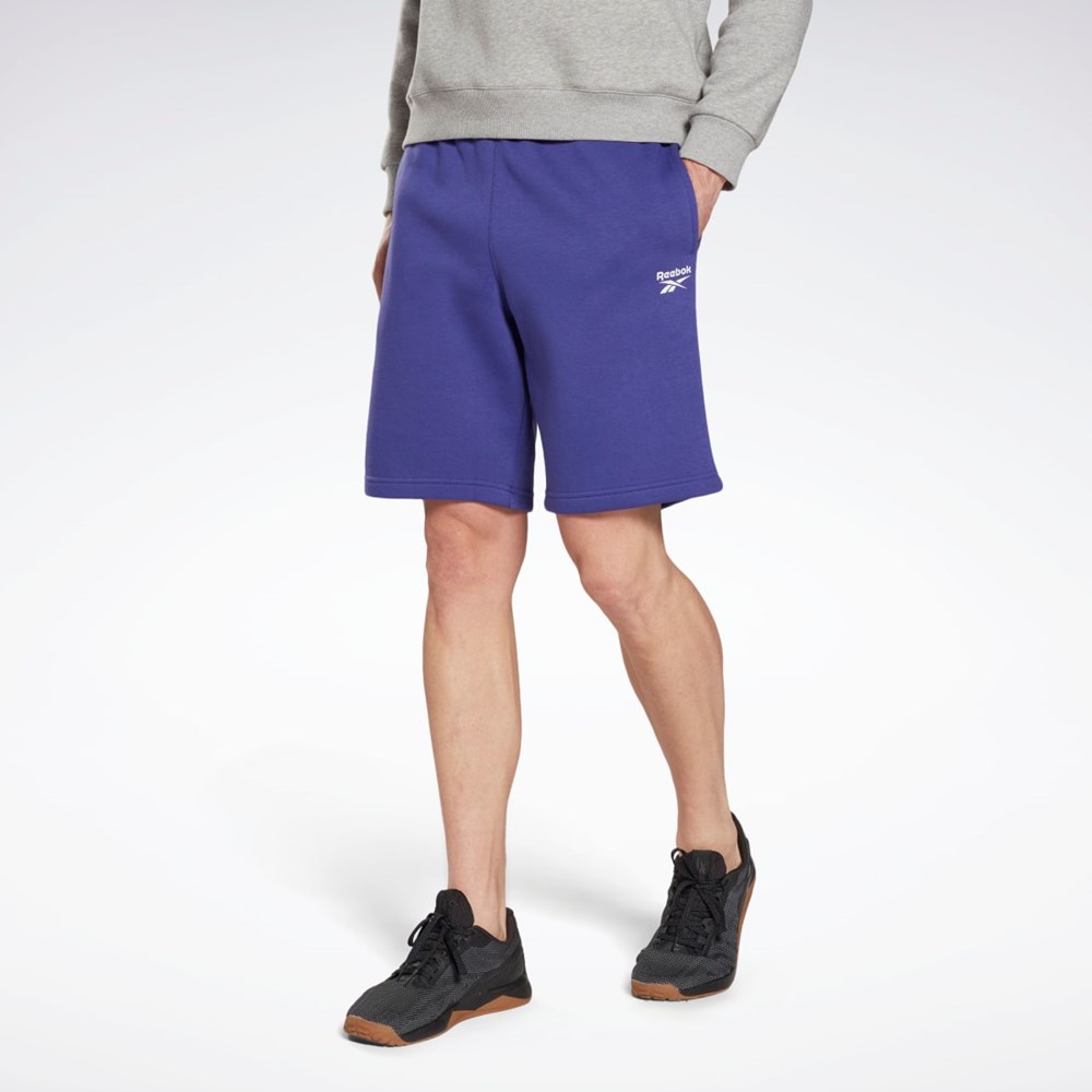 Reebok Reebok Identity Fleece Shorts Moradas | 84WQPLNEK