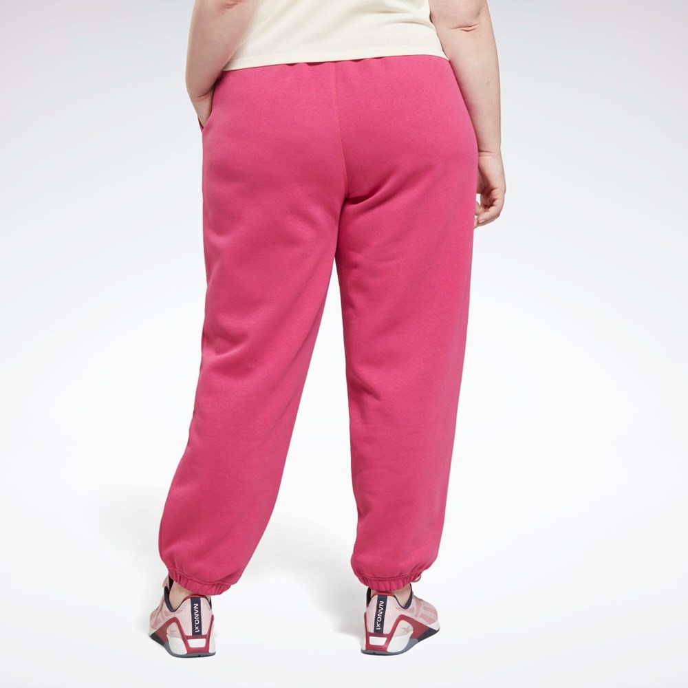 Reebok Reebok Identity Logo Fleece Joggers (Plus Size) Rosas | 23PJBSAIL