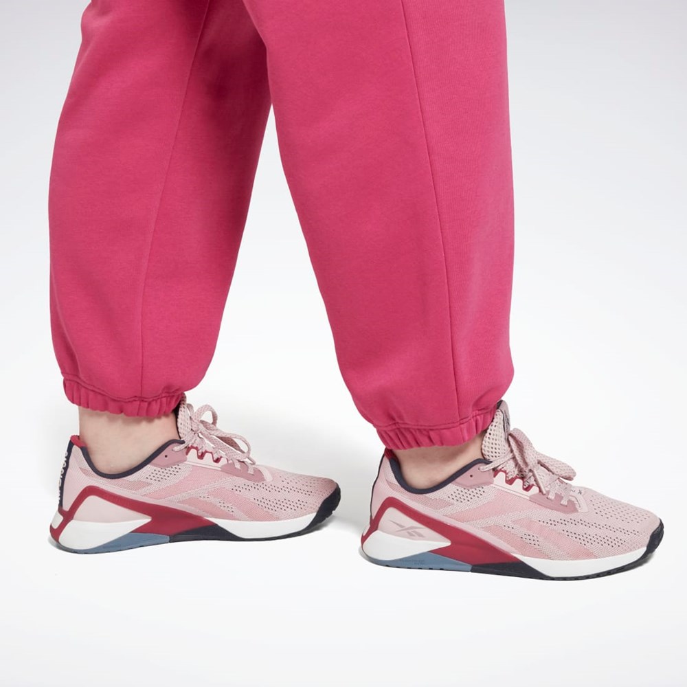 Reebok Reebok Identity Logo Fleece Joggers (Plus Size) Rosas | 23PJBSAIL