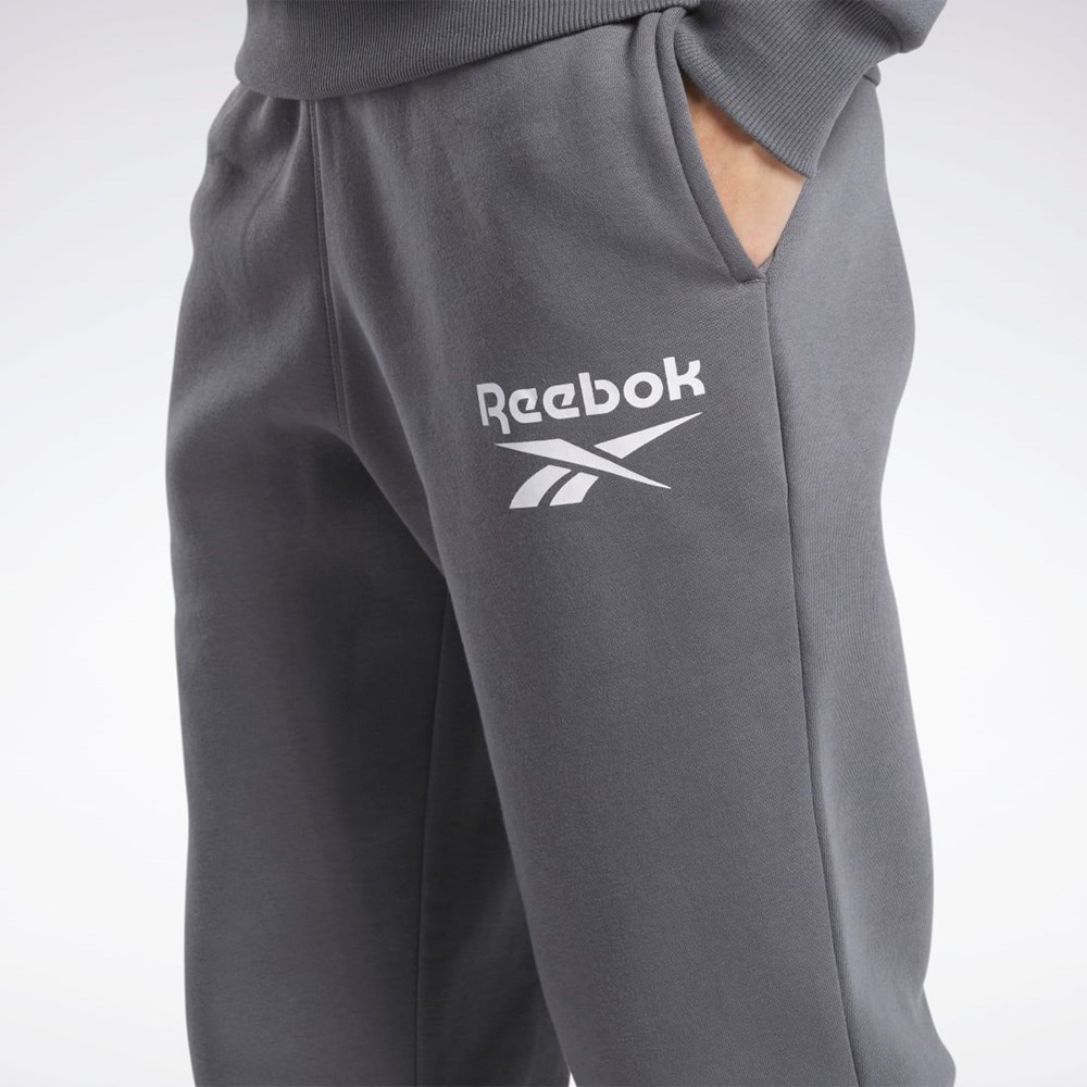 Reebok Reebok Identity Logo Fleece Joggers Gris | 34MBIREXO