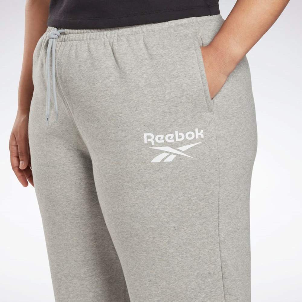 Reebok Reebok Identity Logo Fleece Joggers (Plus Size) Gris | 83PCAMJFO