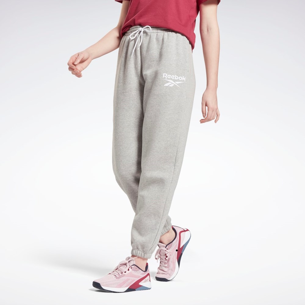 Reebok Reebok Identity Logo Fleece Joggers Gris | 85GVHOYQR