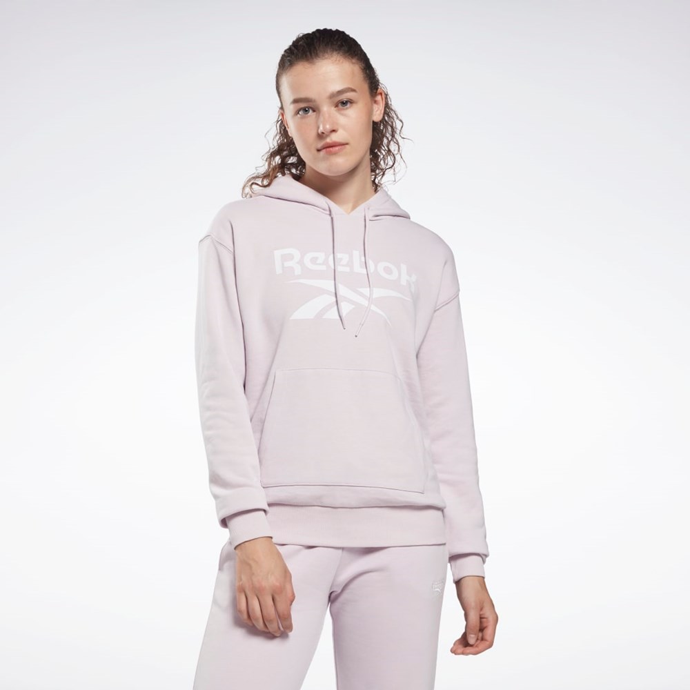 Reebok Reebok Identity Logo French Terry Hoodie Quartz Glow | 50HGEXLMO