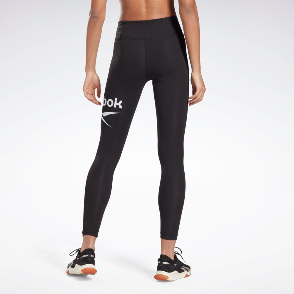 Reebok Reebok Identity Logo Leggings Negras | 23BUXVKOW