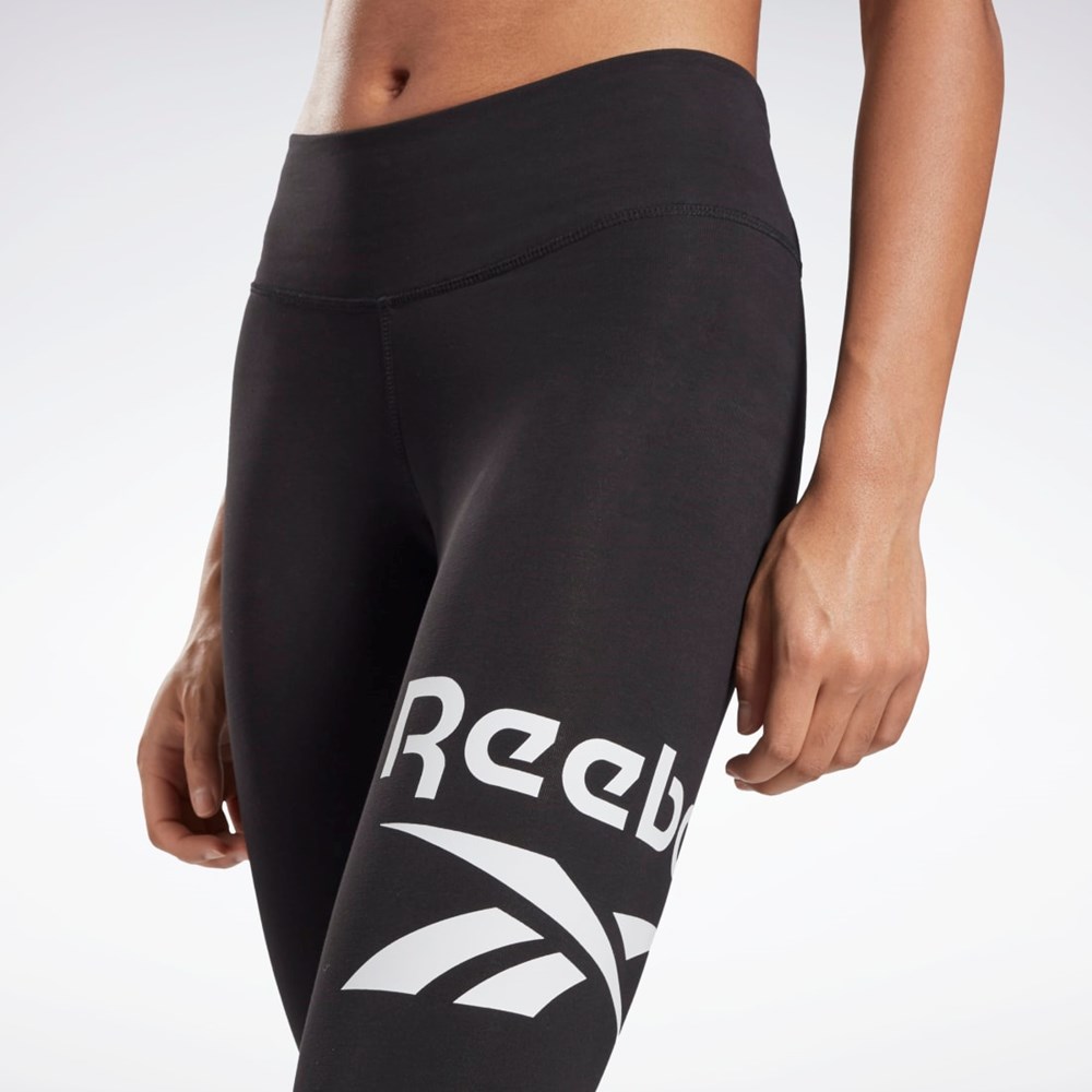 Reebok Reebok Identity Logo Leggings Negras | 23BUXVKOW