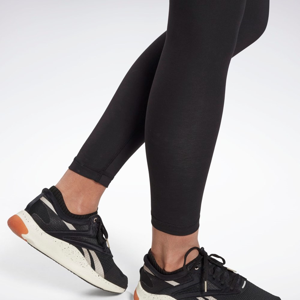 Reebok Reebok Identity Logo Leggings Negras | 23BUXVKOW