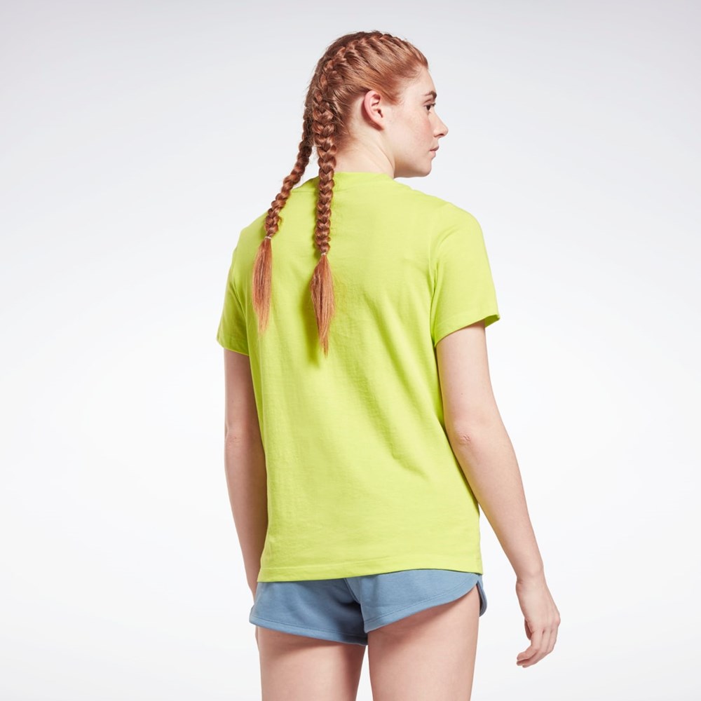 Reebok Reebok Identity Logo T-Shirt Amarillo | 02JSEWPLH