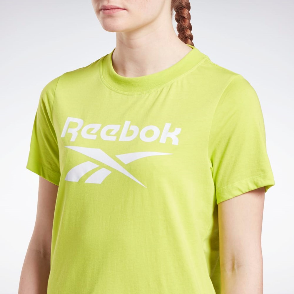 Reebok Reebok Identity Logo T-Shirt Amarillo | 02JSEWPLH