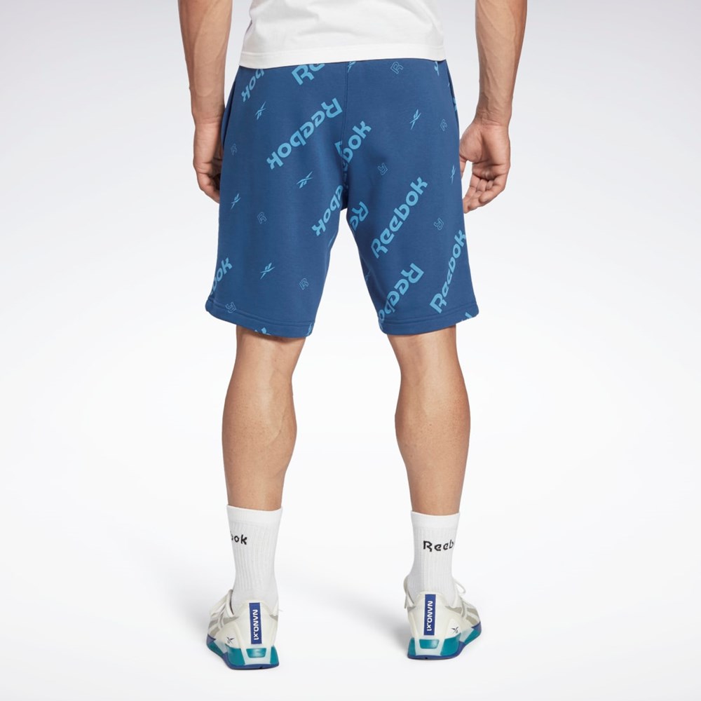 Reebok Reebok Identity Shorts Azules | 10XYSWJAI