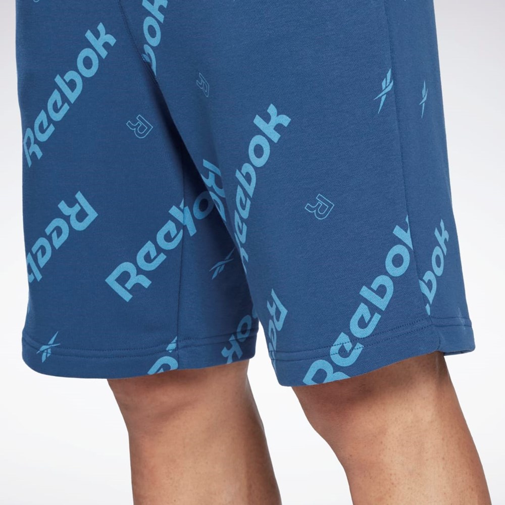 Reebok Reebok Identity Shorts Azules | 10XYSWJAI