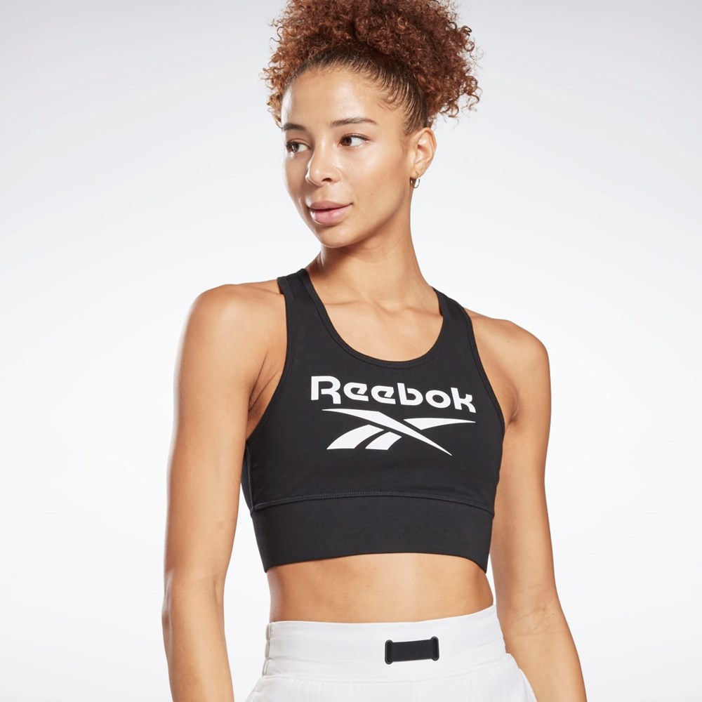 Reebok Reebok Identity Sports Bra Negras | 79DKBRWMY