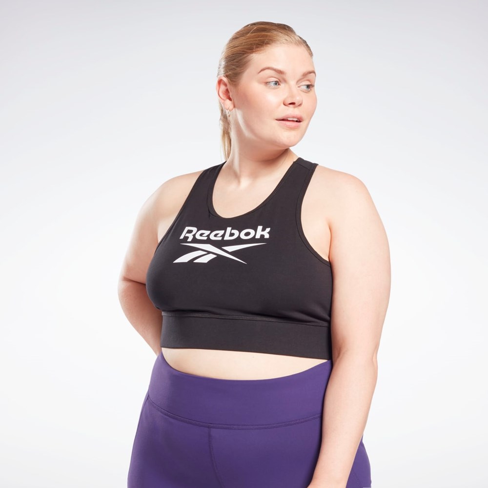 Reebok Reebok Identity Sports Bra (Plus Size) Negras | 29ENFWCXR