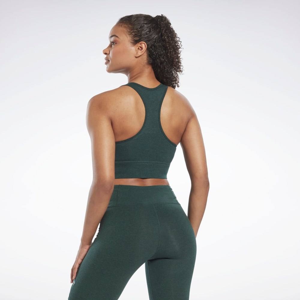 Reebok Reebok Identity Sports Bra Verde | 12PGANQCX