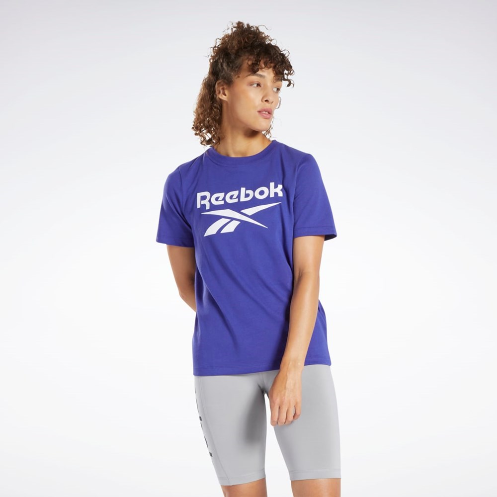 Reebok Reebok Identity T-Shirt Moradas | 45YJDURMK