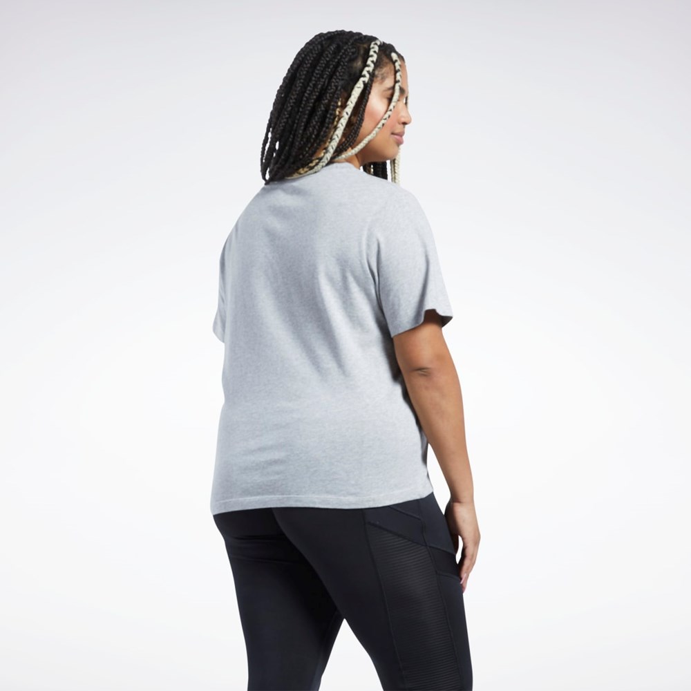 Reebok Reebok Identity T-Shirt (Plus Size) Gris | 06QRCSYPO