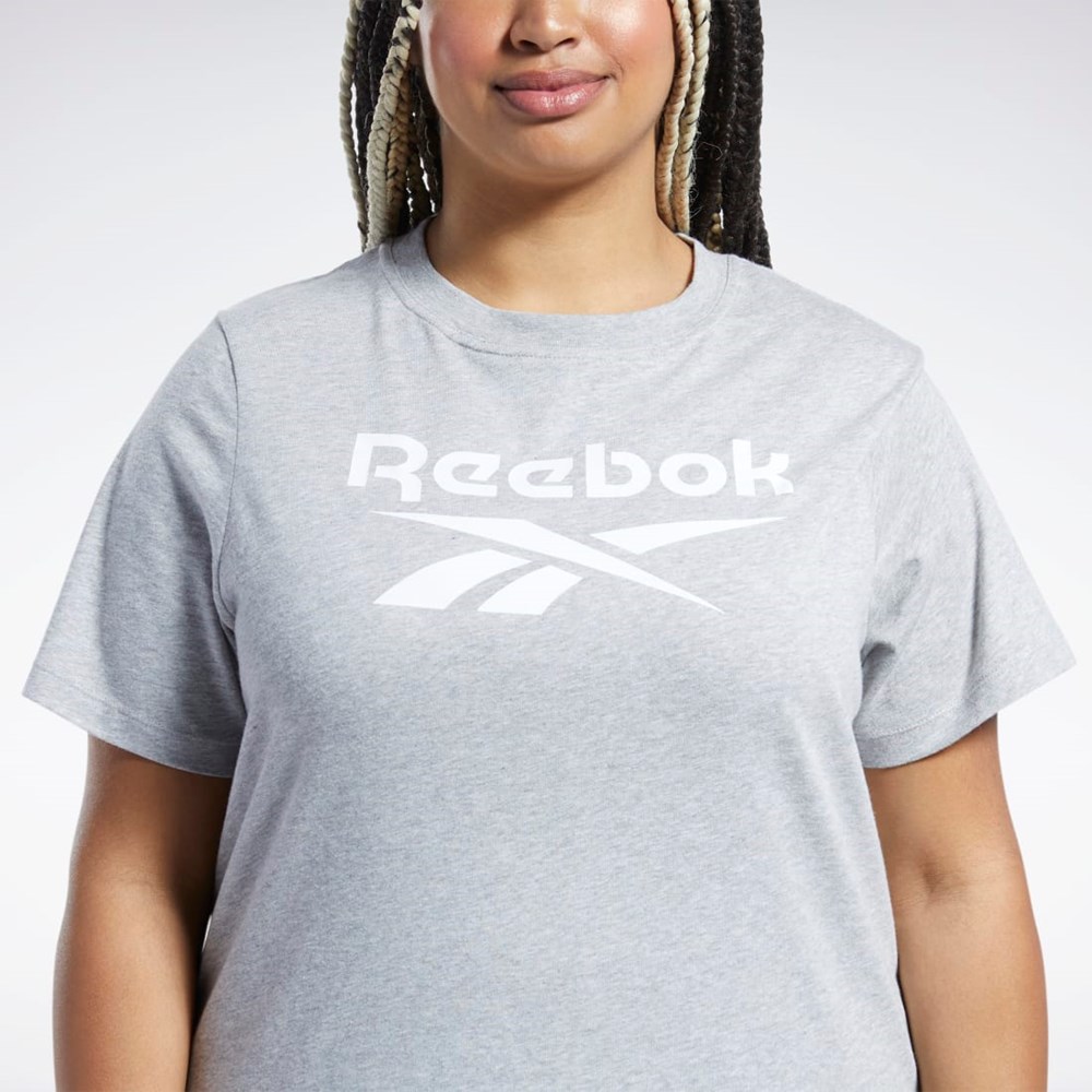 Reebok Reebok Identity T-Shirt (Plus Size) Gris | 06QRCSYPO