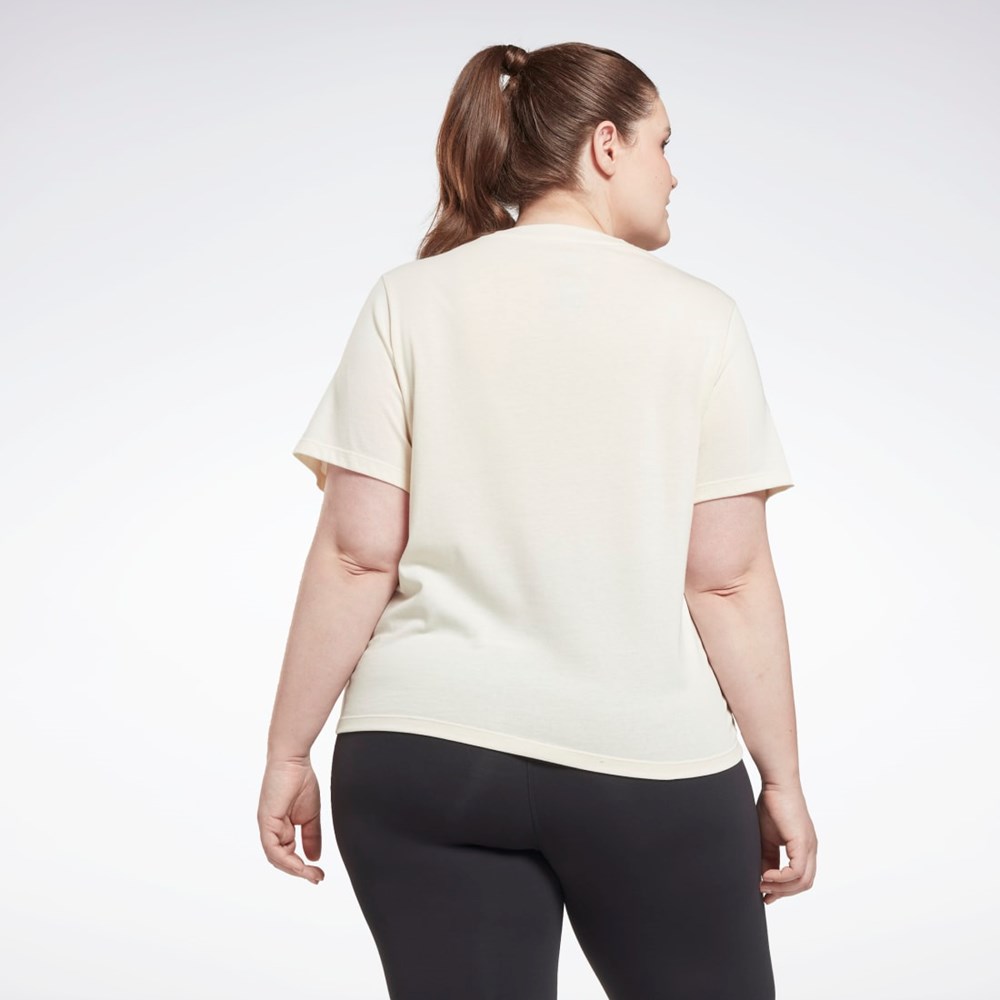 Reebok Reebok Identity T-Shirt (Plus Size) Blancas | 71BWSKHNE
