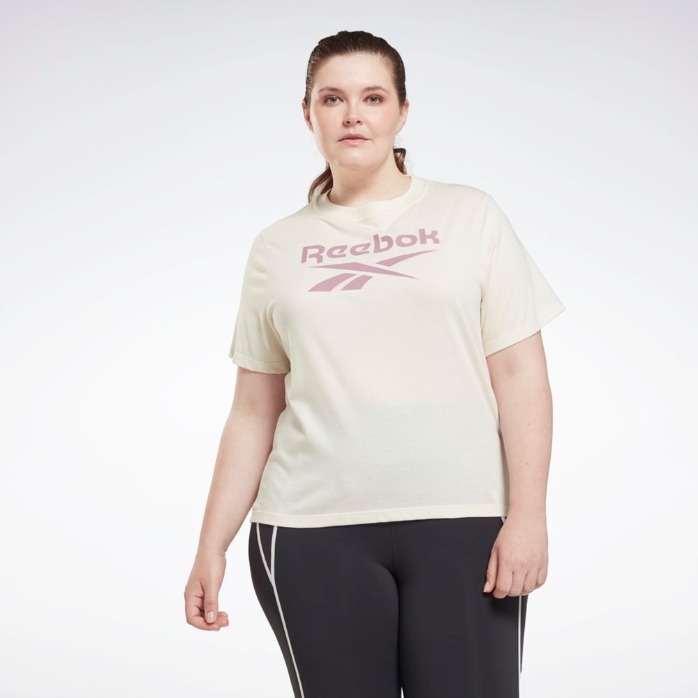 Reebok Reebok Identity T-Shirt (Plus Size) Blancas | 71BWSKHNE