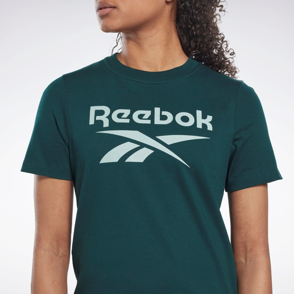 Reebok Reebok Identity T-Shirt Verde | 79NLFRMPH