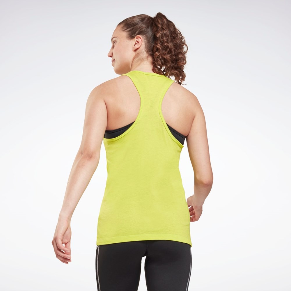 Reebok Reebok Identity Tank Top Amarillo | 03AZQPJWX