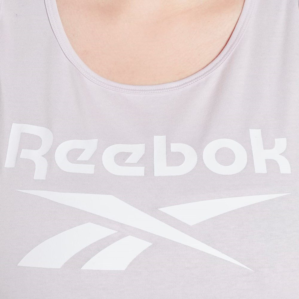 Reebok Reebok Identity Tank Top (Plus Size) Quartz Glow | 79YEASJTD