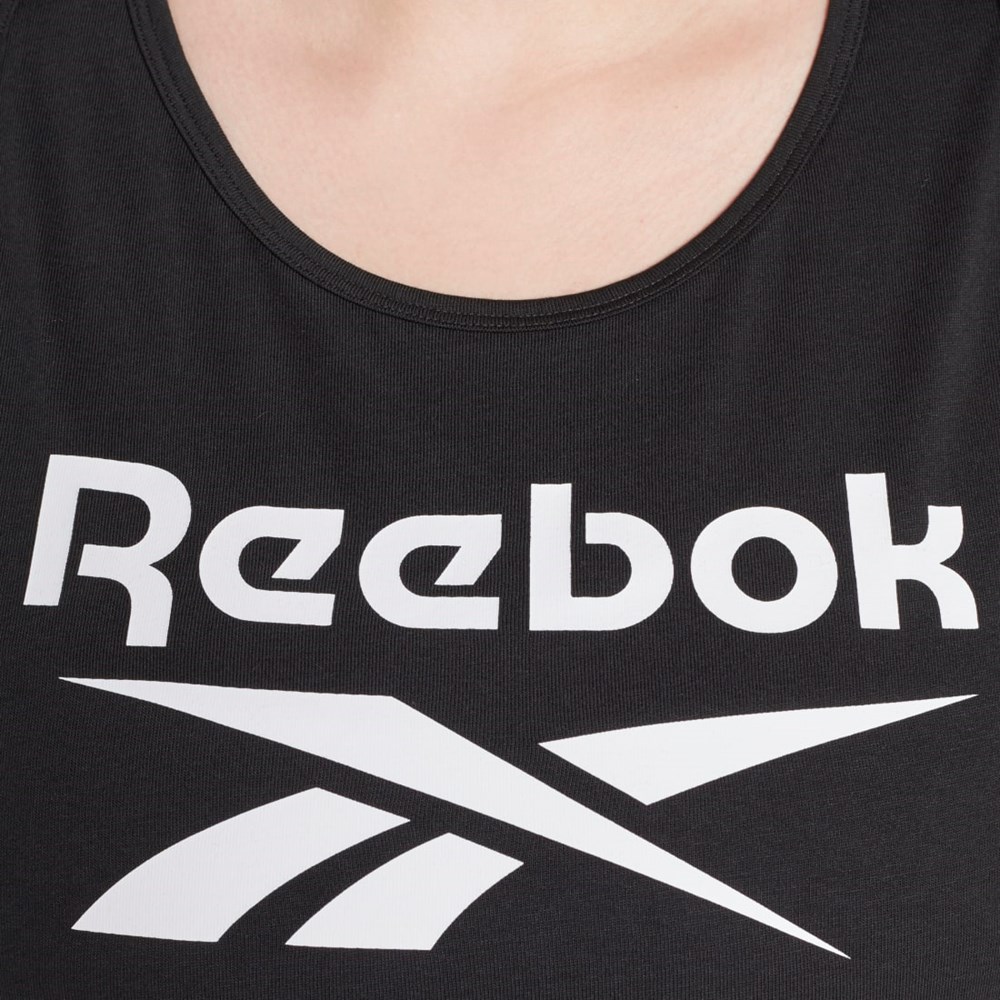 Reebok Reebok Identity Tank Top (Plus Size) Negras | 80NKJGQDC