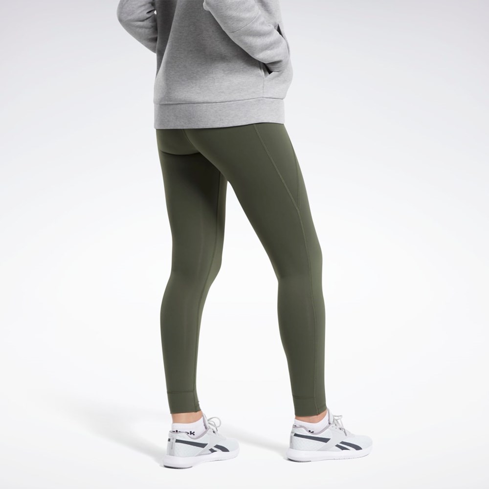 Reebok Reebok Lux High-Rise 2 Leggings Verde | 72LRVXFUA