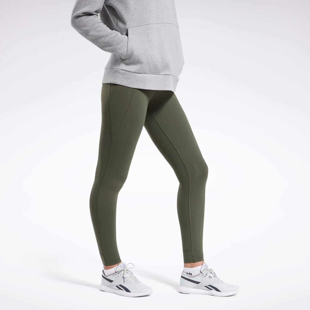 Reebok Reebok Lux High-Rise 2 Leggings Verde | 72LRVXFUA