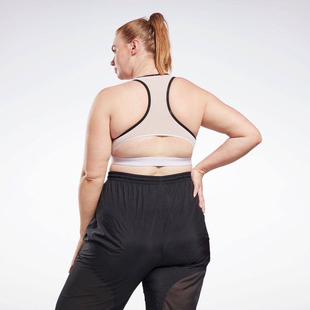 Reebok Reebok Lux Vector Racer Sports Bra (Plus Size) Quartz Glow | 30DTSWRAG