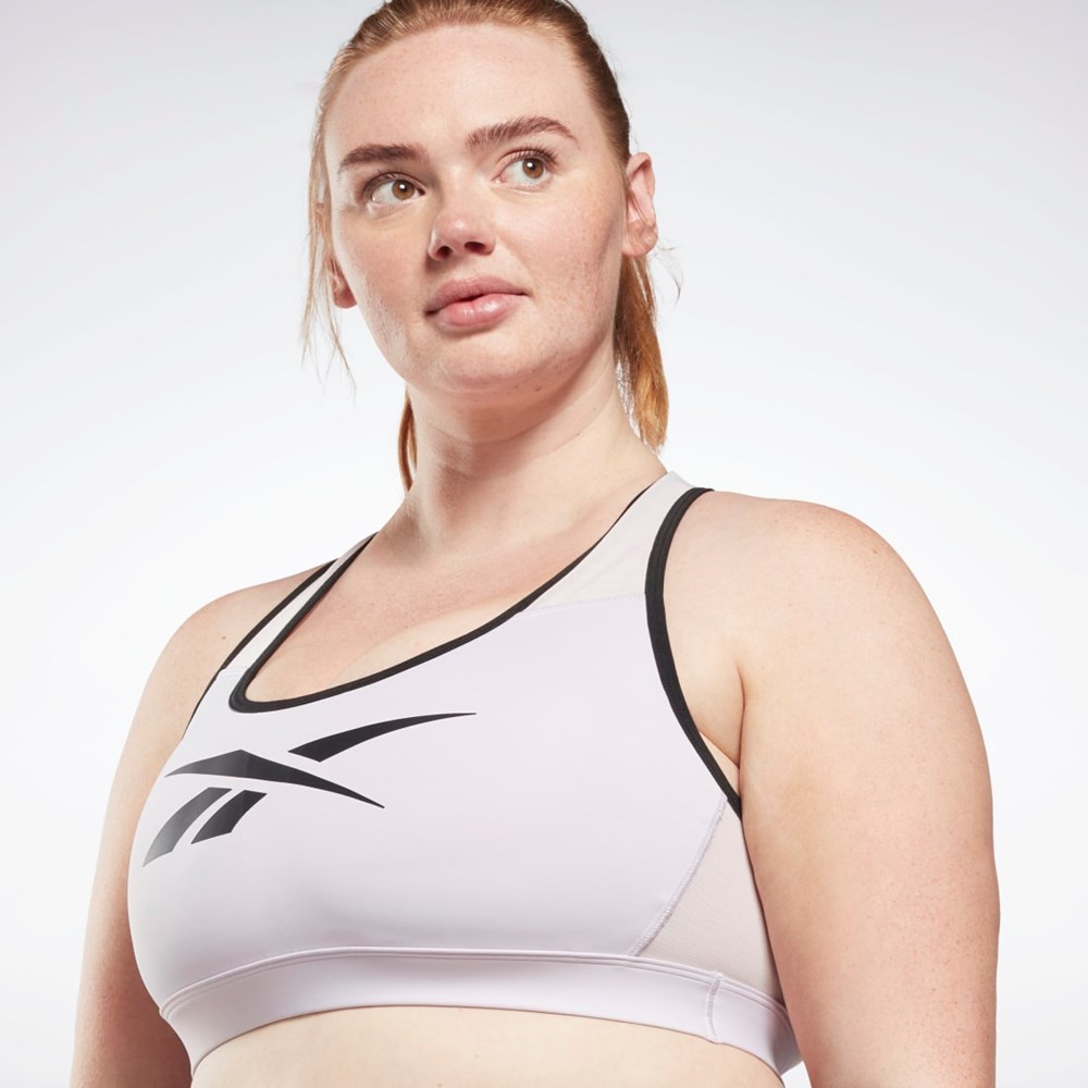 Reebok Reebok Lux Vector Racer Sports Bra (Plus Size) Quartz Glow | 30DTSWRAG