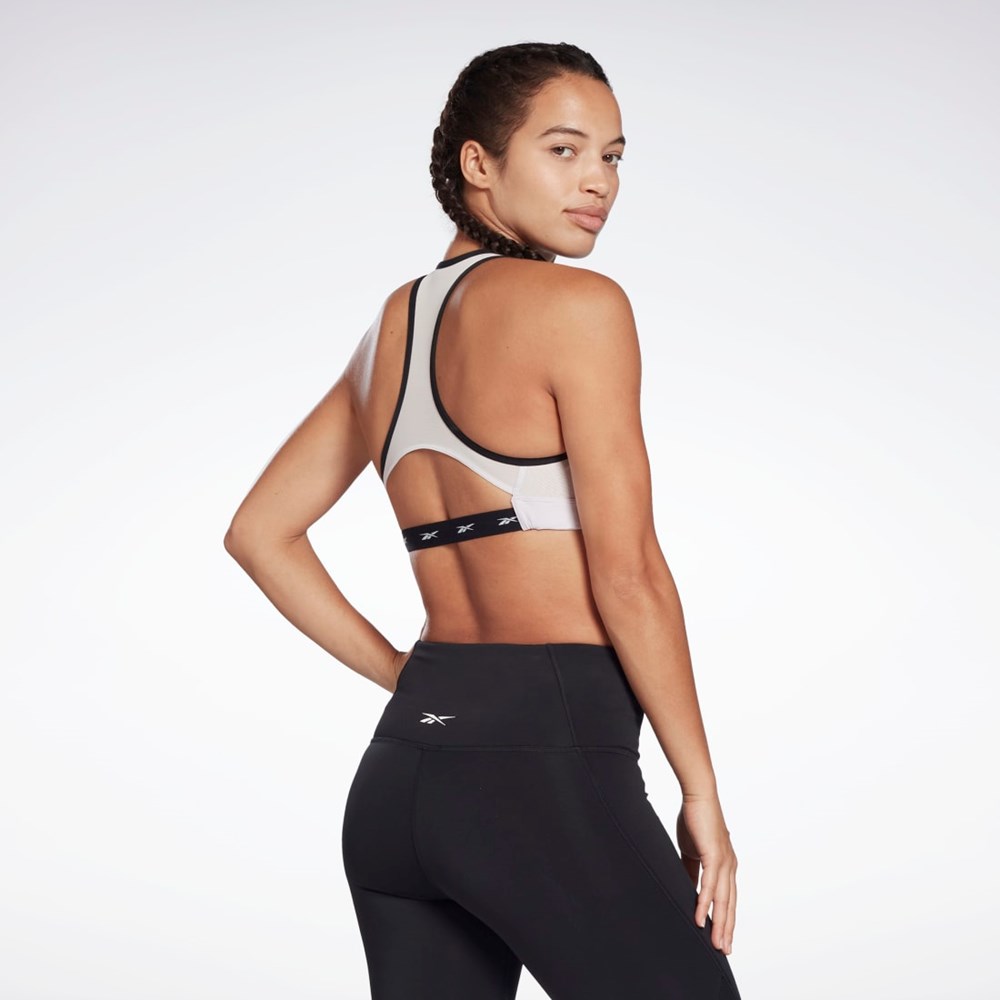 Reebok Reebok Lux Vector Racer Sports Bra Quartz Glow | 71RLHXIPQ