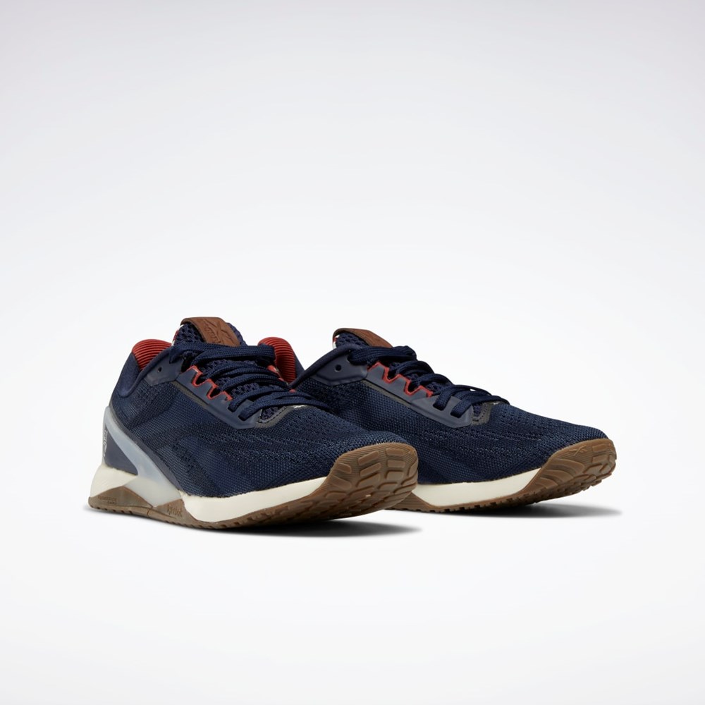 Reebok Reebok Nano X1 Shoes Azul Marino Rojas Blancas | 18QVXDJLN